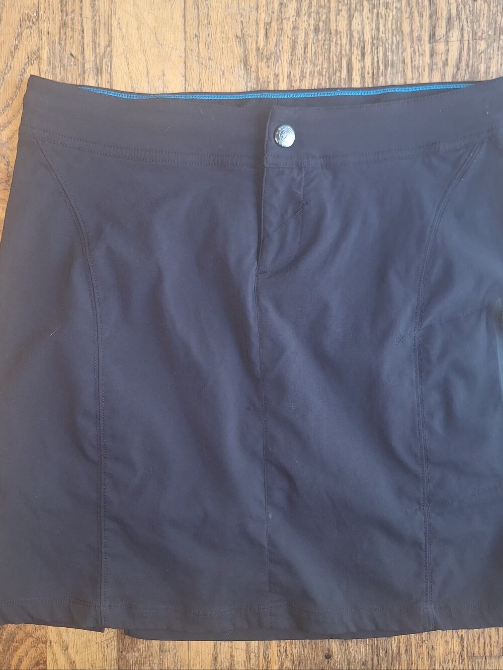 Columbia Omnishield Athletic Skort Black Sz 4/36 Stretch Golf Tennis Women Skirt